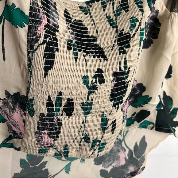 Free People Cassandra Floral-Print Off the Shoulder Top NEW! SZM - Picture 5 of 12